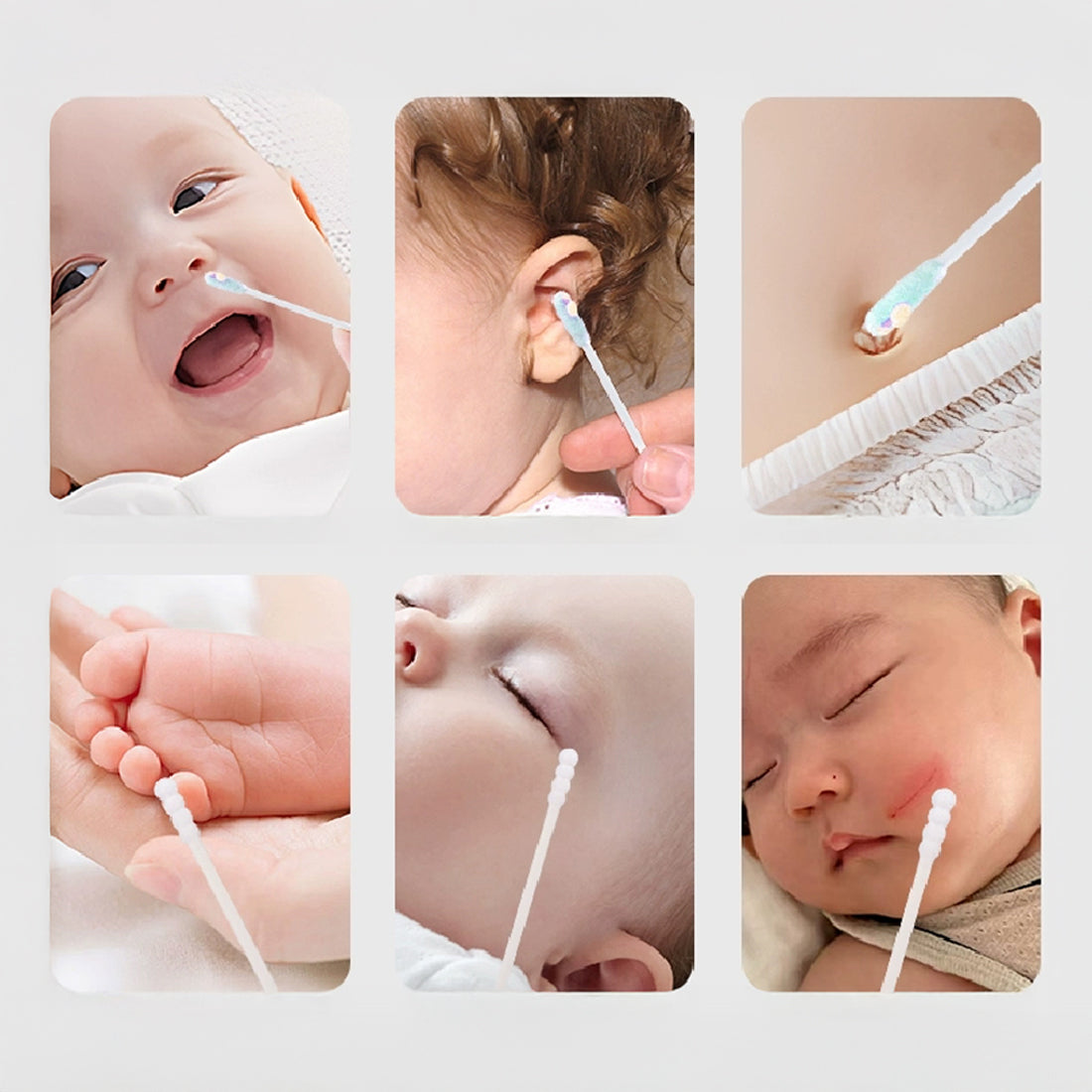 Baby Ear & Nose Cleaning Sticky Swabs 寶寶耳鼻屎黏性清潔棉棒神器