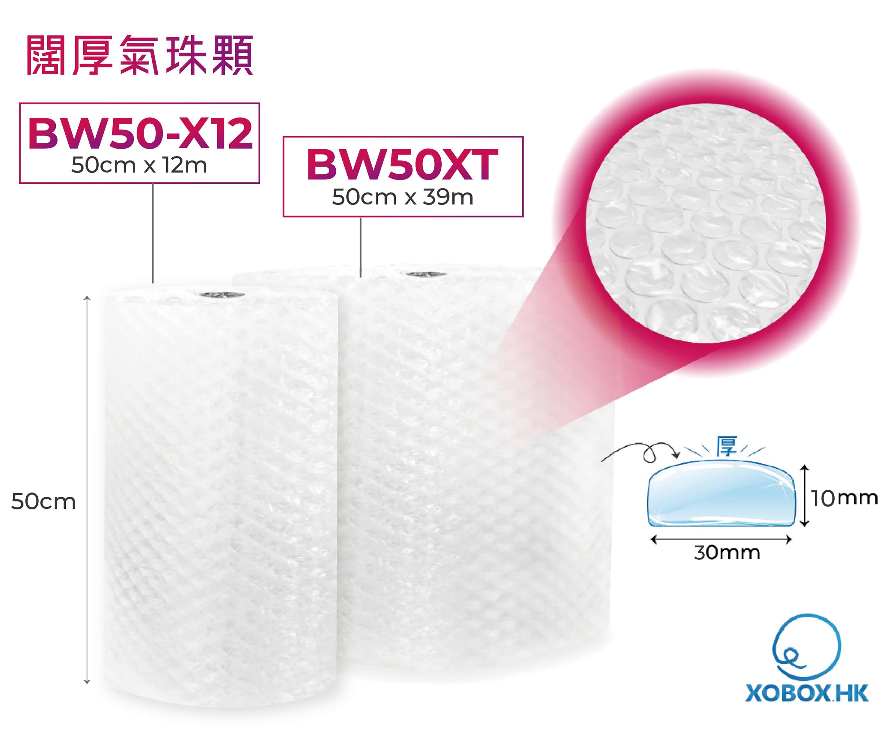 Bubble Wrap 透明氣珠膠膜 (啪啪紙)