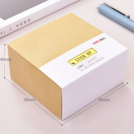 Deli Stick-Up Memo Pad 得力黏貼便簽本