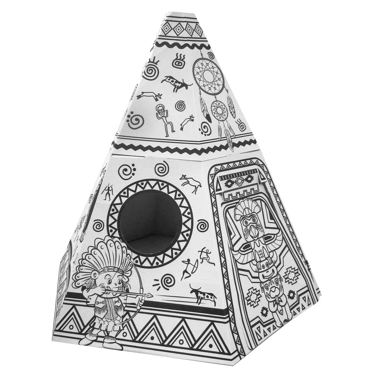 紙帳幕 Cardboard Tepee
