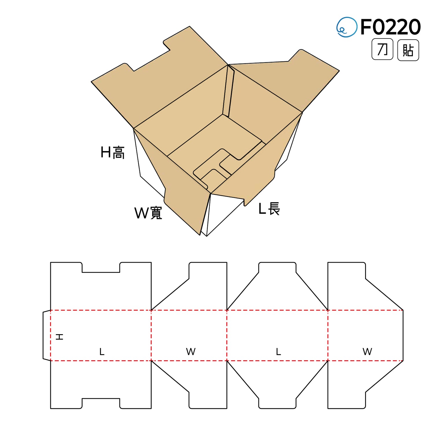 頂底封合型 F0220