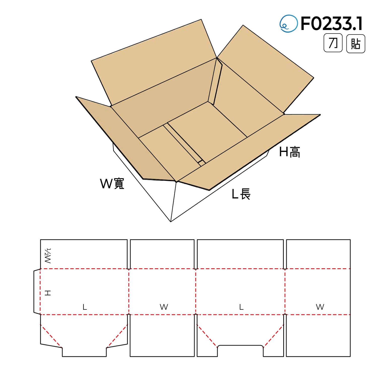 頂底封合型 F0233.1