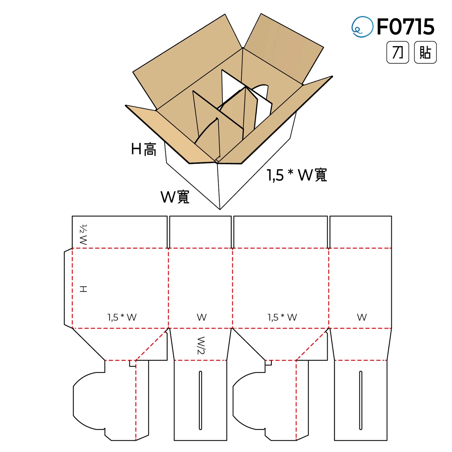 自動扣合型 F0715