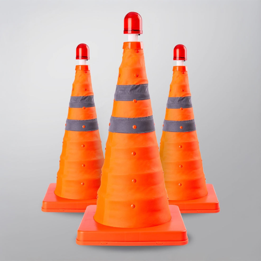 Telescopic Foldable LED Safety Cone 伸縮摺疊LED安全路錐