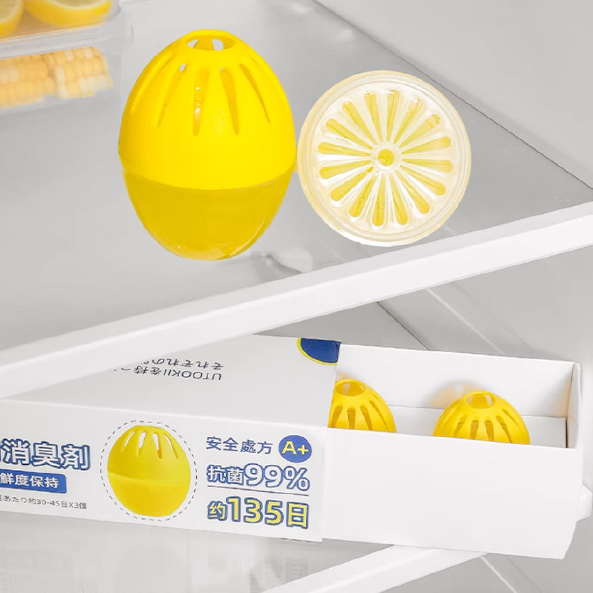 Refrigerator Deodorizing Lemon - 雪櫃消臭小檸檬 強效冰箱除味殺菌神器