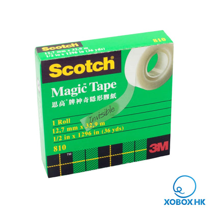 3M Scotch Magic Tape 810HK 神奇隱形膠紙/ 3M Scotch Magic Tape in Dispenser 3M神奇隱形膠紙+蝸牛座