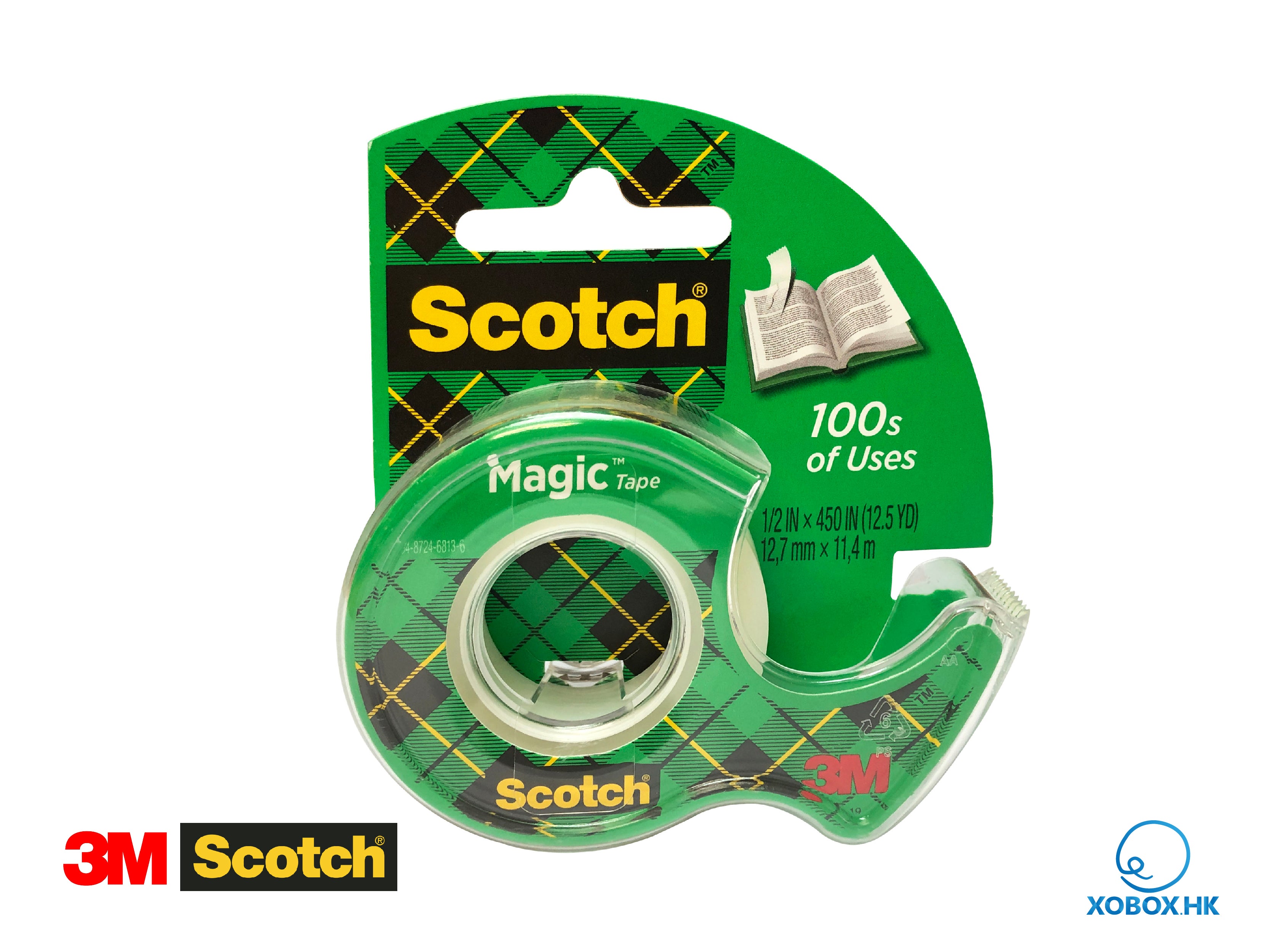 3M Scotch Magic Tape 810HK 神奇隱形膠紙/ 3M Scotch Magic Tape in Dispenser 3M神奇隱形膠紙+蝸牛座