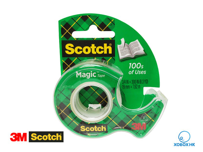 3M Scotch Magic Tape 810HK 神奇隱形膠紙/ 3M Scotch Magic Tape in Dispenser 3M神奇隱形膠紙+蝸牛座