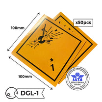 IATA Dangerous Goods Label Sticker 國際空運標準危險品標籤 – XOBOX.HK