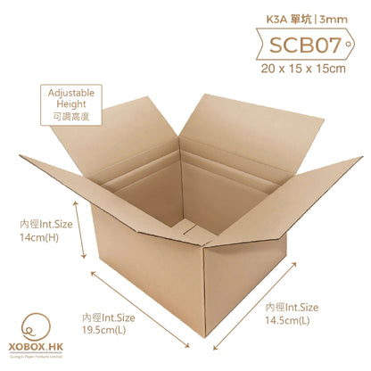 SINGLE PLY CORRUGATED BOX 小型單坑紙箱