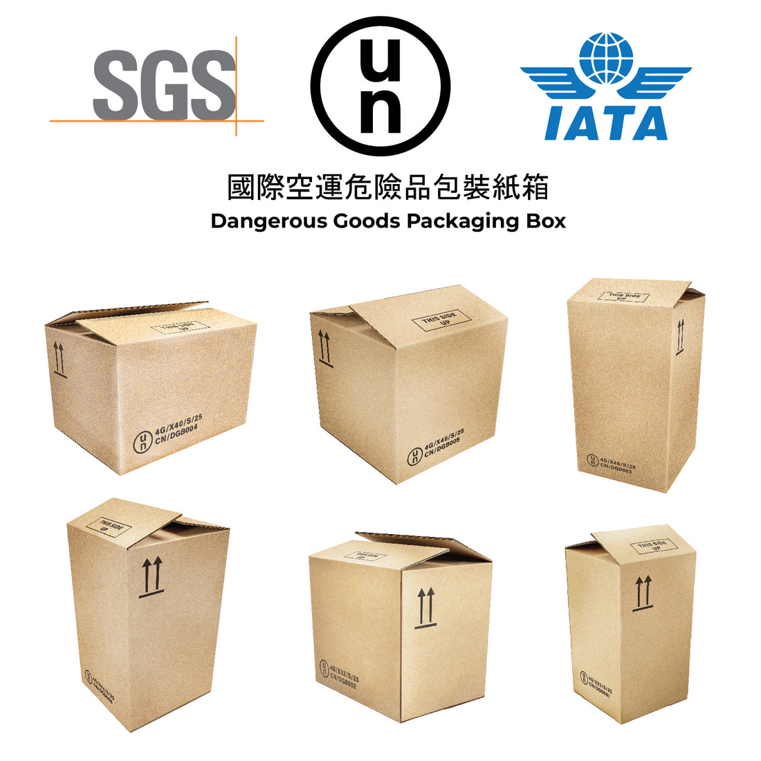Dangerous Goods Packaging Boxes 國際空運危險品包裝紙箱