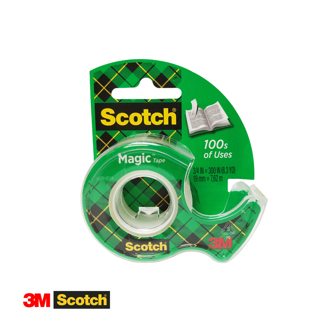 3M Scotch Magic Tape in Dispenser 3M神奇隱形膠紙+蝸牛座