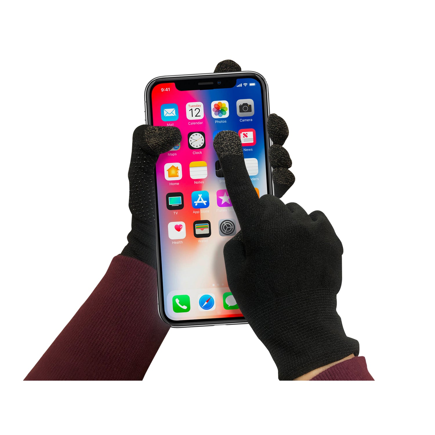 Sweat-proof and Breathable Telefingers Gloves 防汗透氣觸屏保暖手套