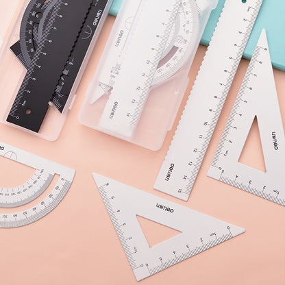 Deli Metal Ruler Set 得力金屬間尺套裝