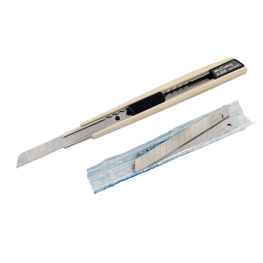 All Steel Knife NT-A300 NT日本象牙色界刀(附送刀片x3）