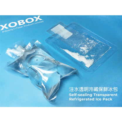 Self-sealing Transparent Refrigerated Ice Pack 注水透明保冷冰包