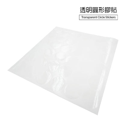 Transparent Round Stickers 透明圓形膠貼