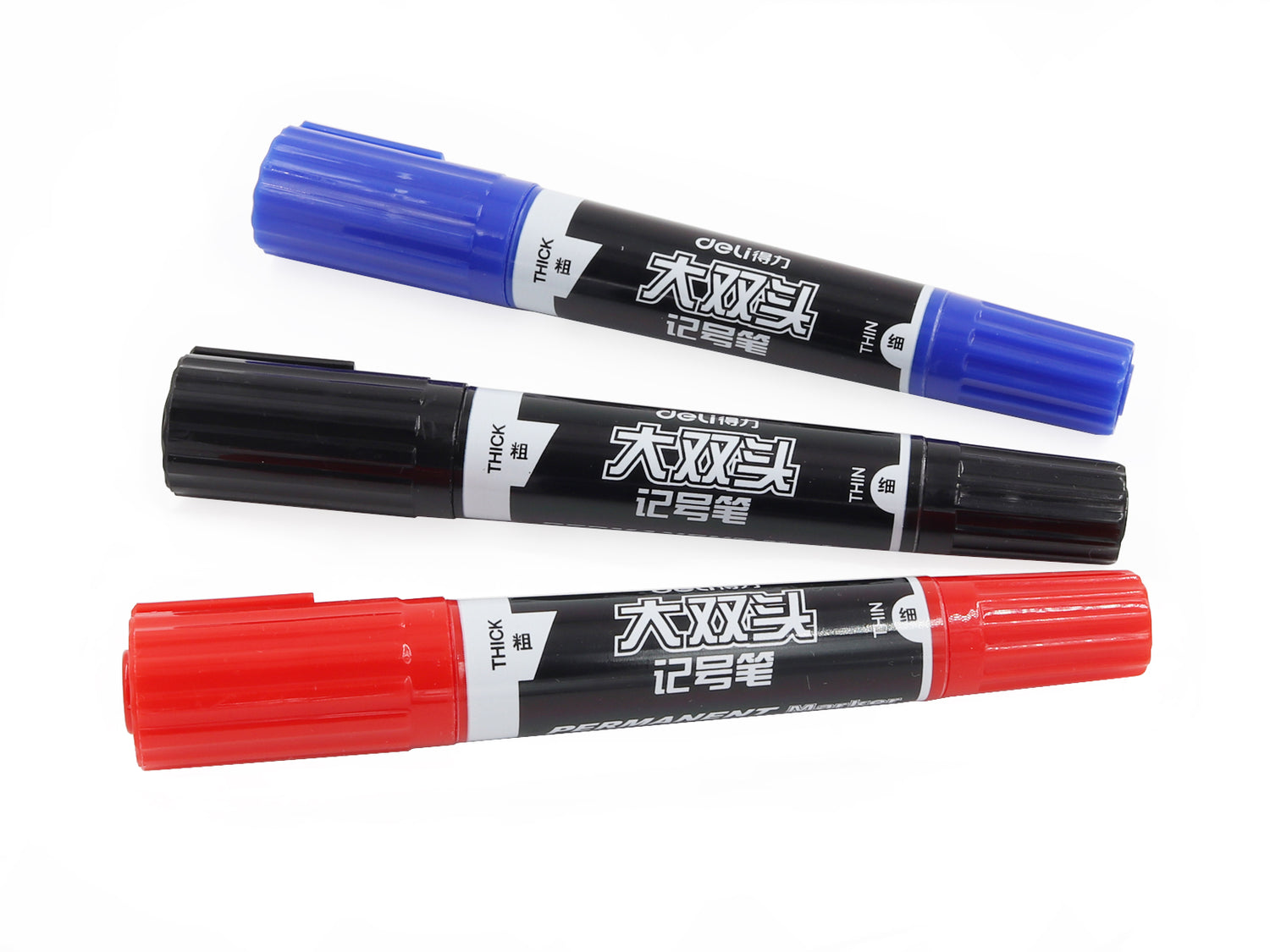 Deli Permanent Marker 得力雙頭記號筆