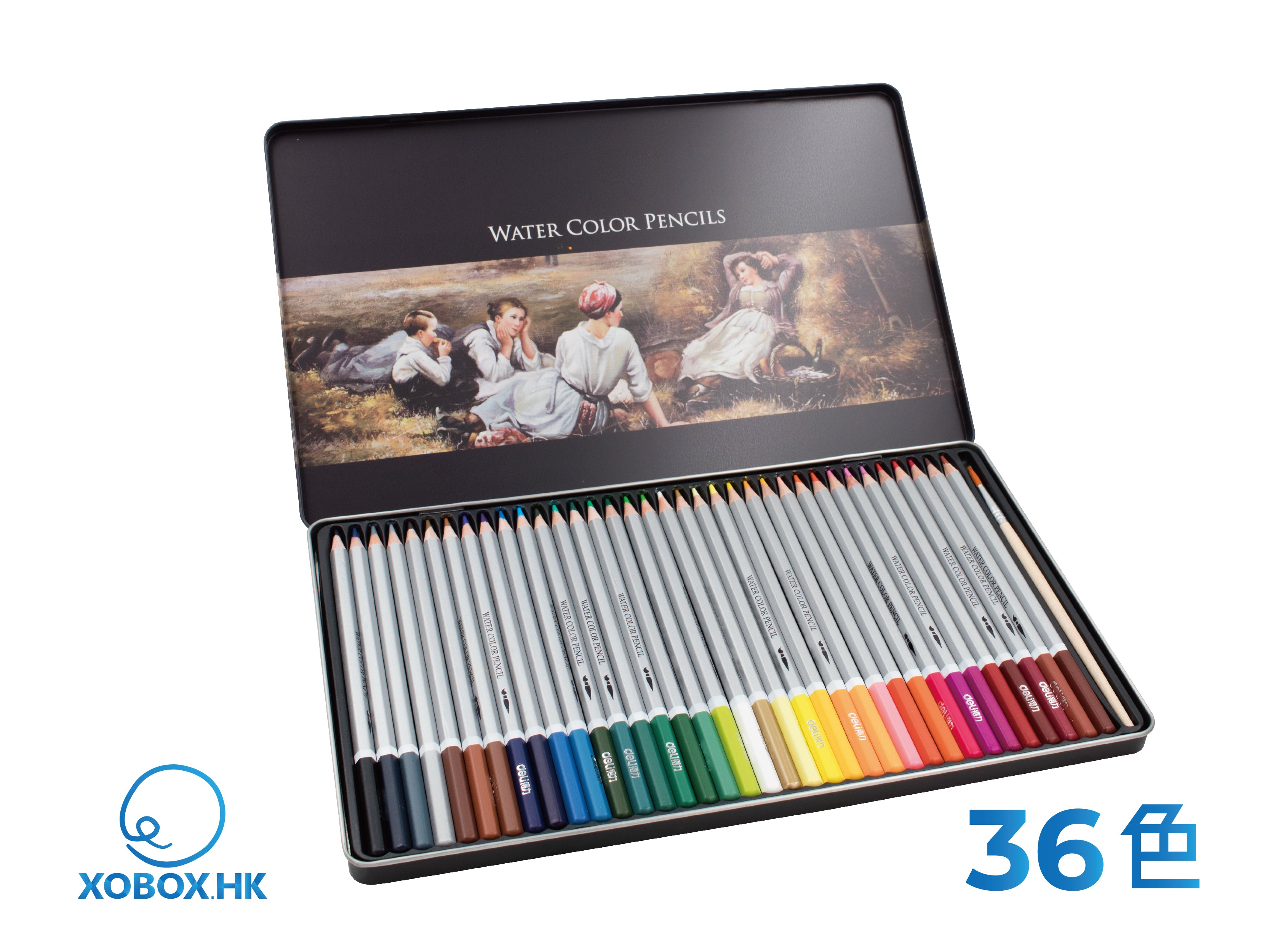 Deli Water-Soluble Color Pencil 得力水溶性木顏色筆