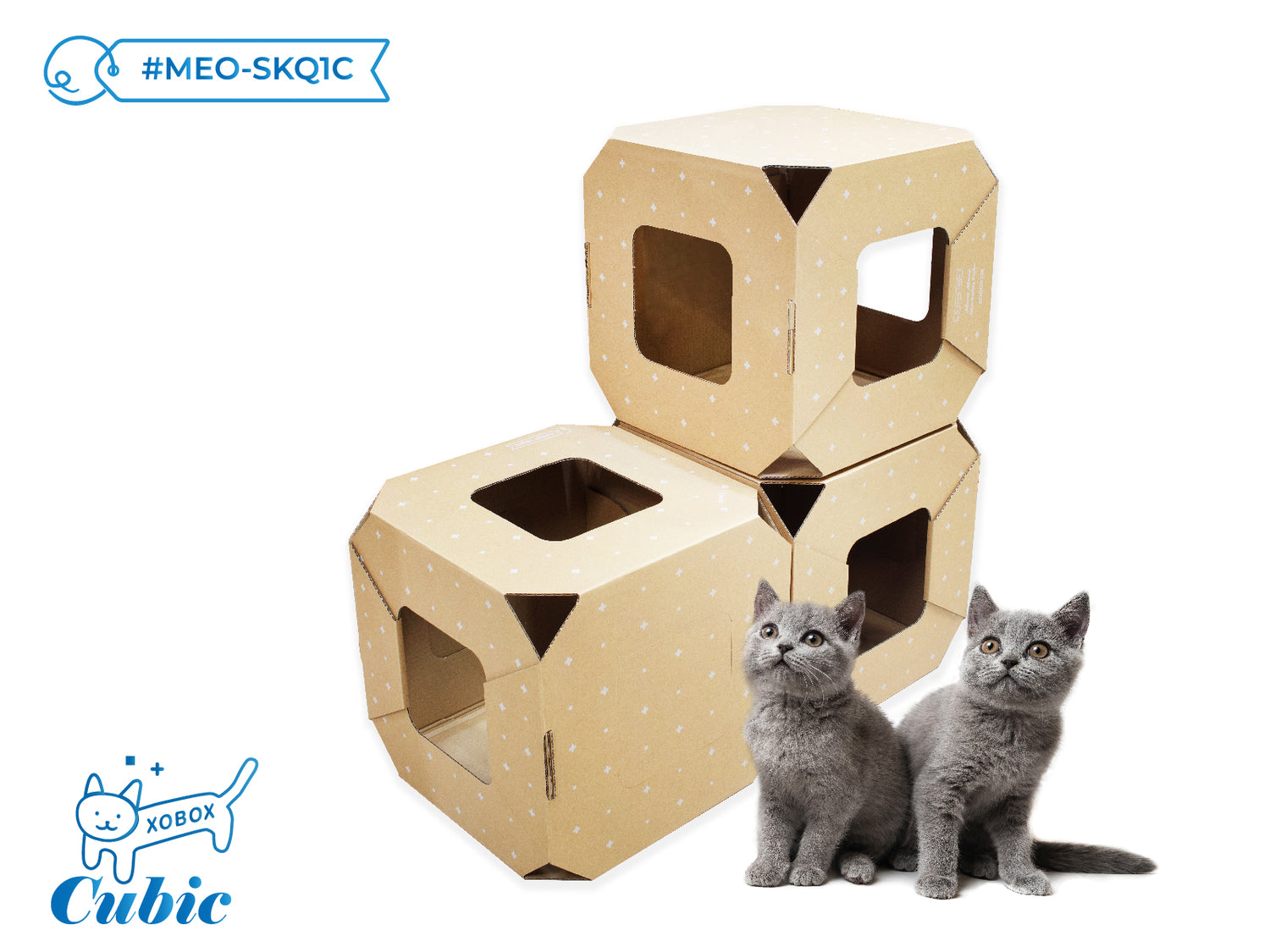 Meow Meow Stackable Cube Set 貓貓疊疊格系列