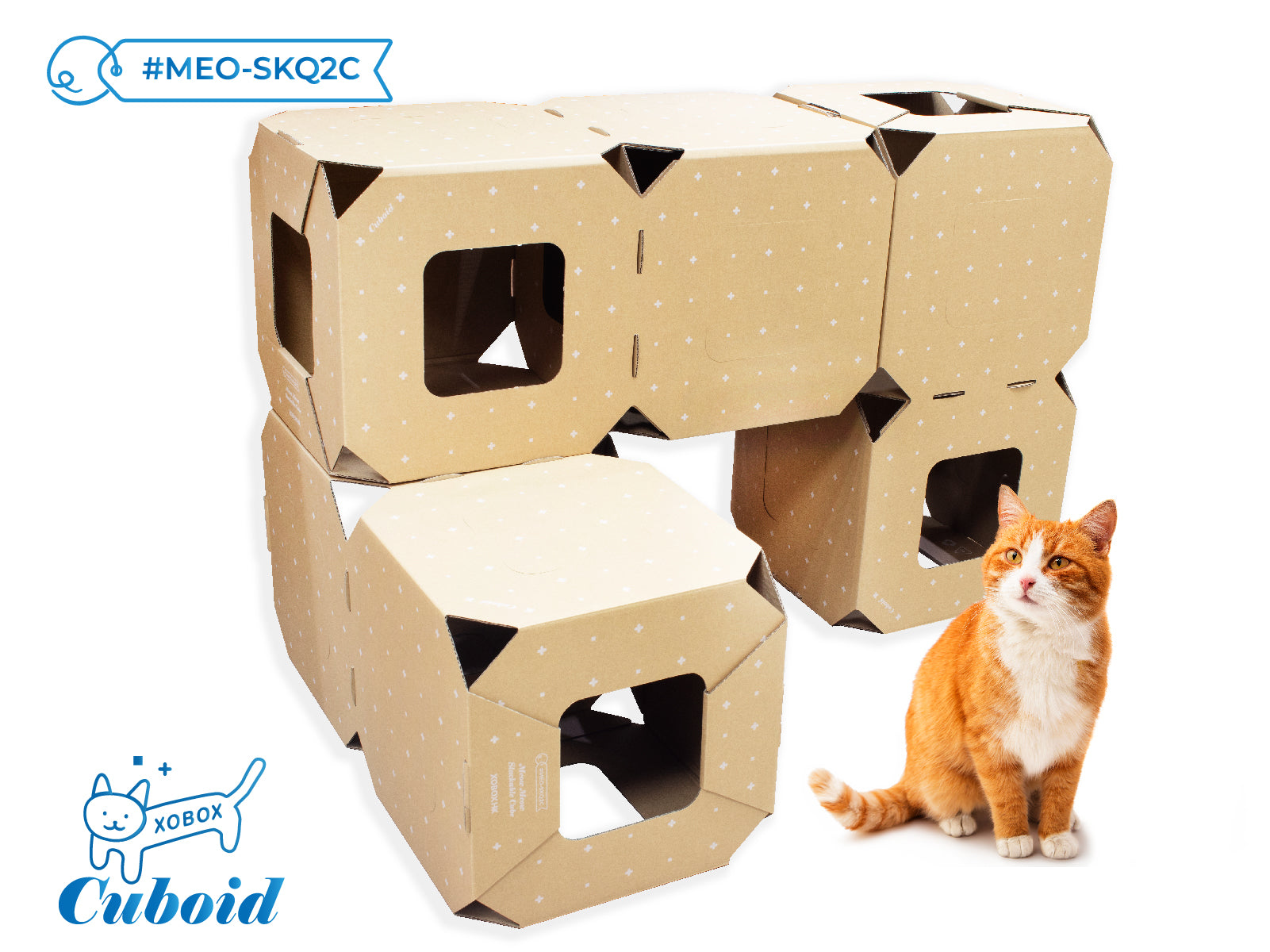 Meow Meow Stackable Cube Set 貓貓疊疊格系列