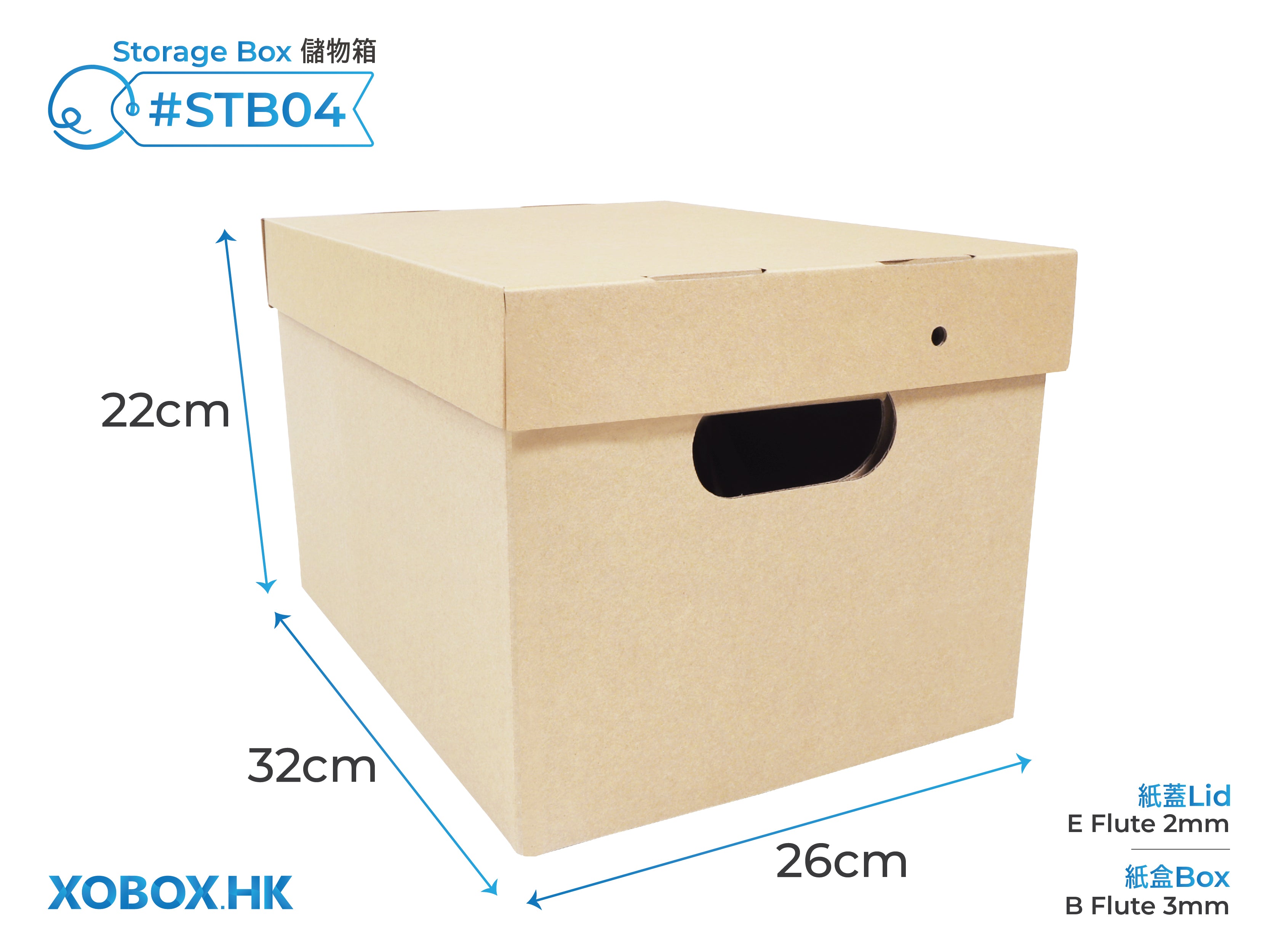 Cardboard Storage Box 儲物紙箱