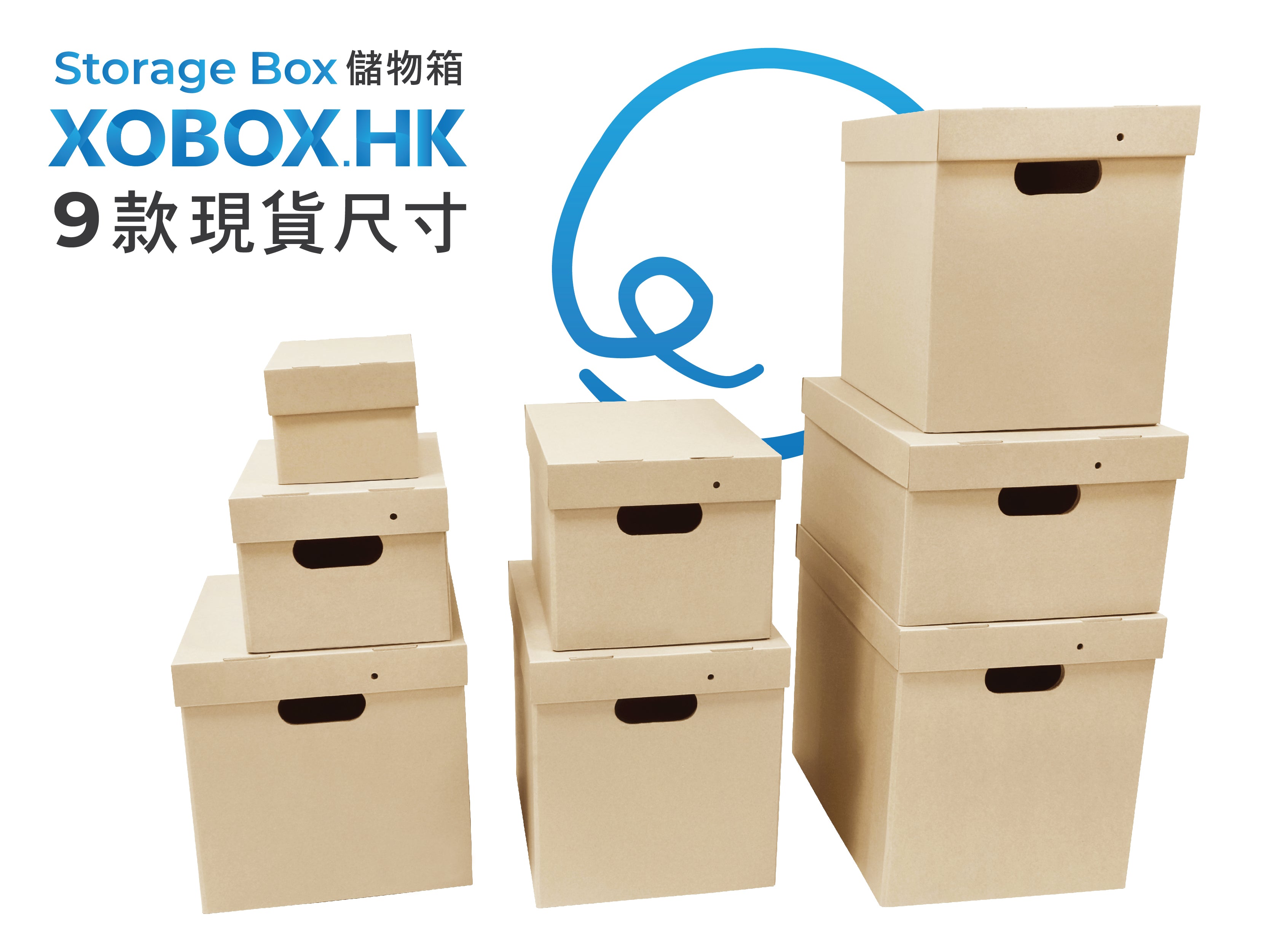 Cardboard Storage Box 儲物紙箱