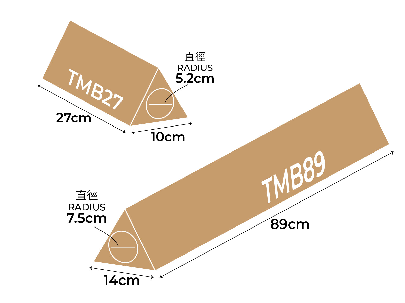 Triangle Mailer Tube Box 三角郵寄盒