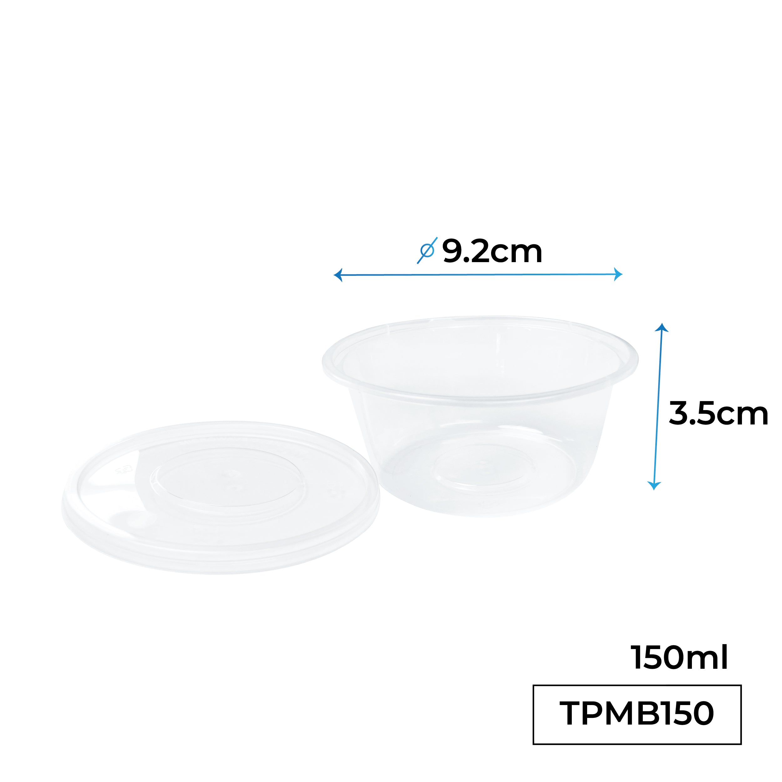 Transparent Plastic Meal Box With Lid 塑料透明餐盒帶蓋
