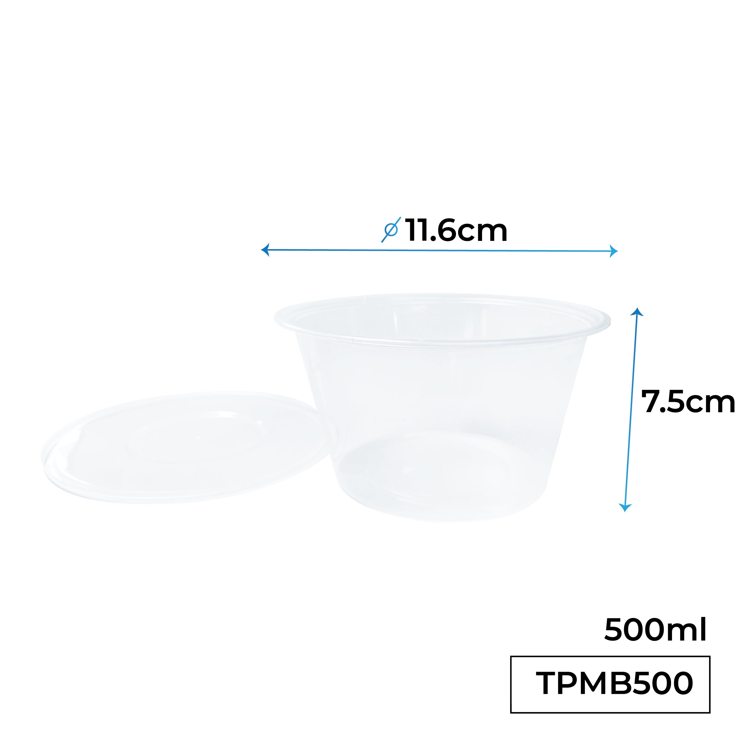 Transparent Plastic Meal Box With Lid 塑料透明餐盒帶蓋