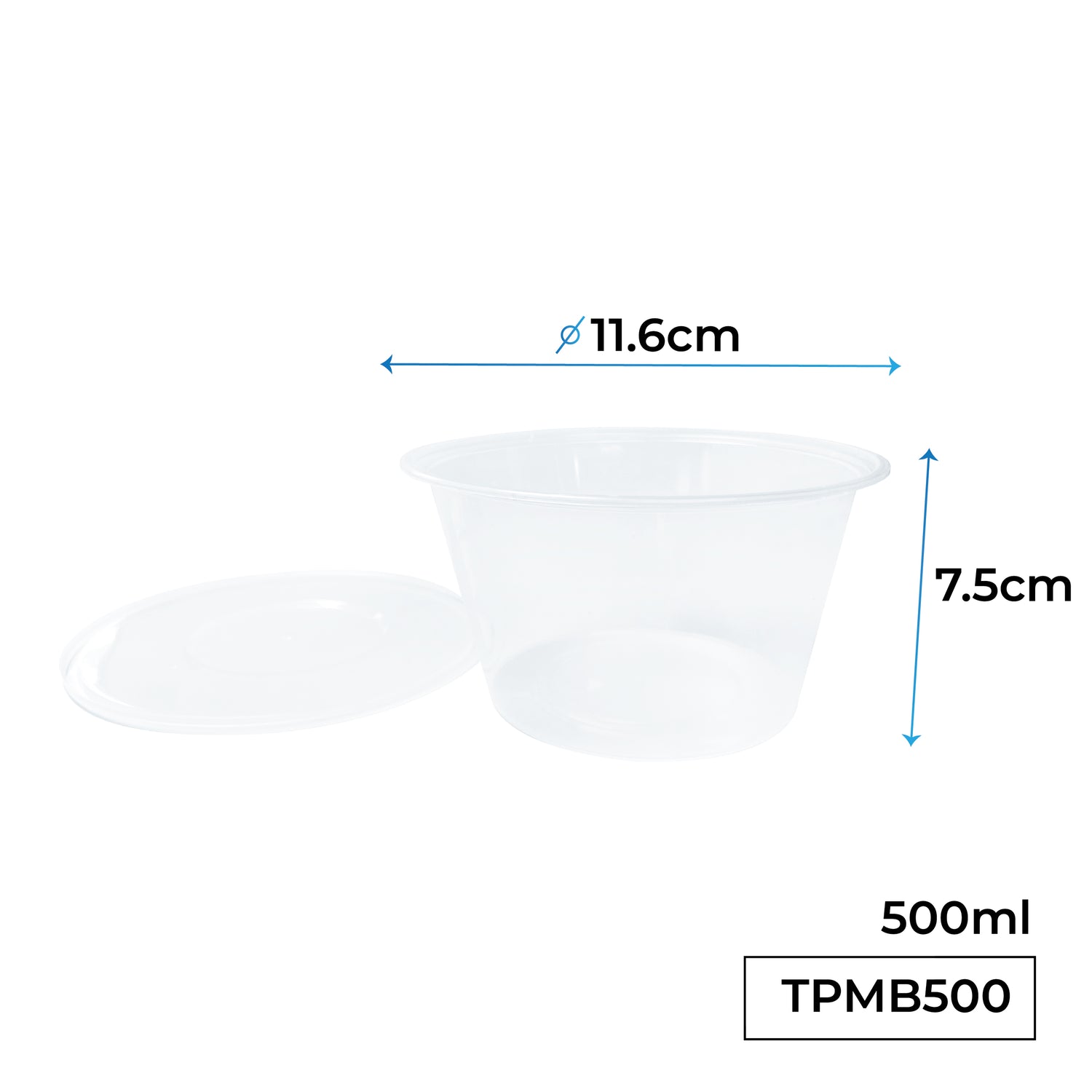 Transparent Plastic Meal Box With Lid 塑料透明餐盒帶蓋