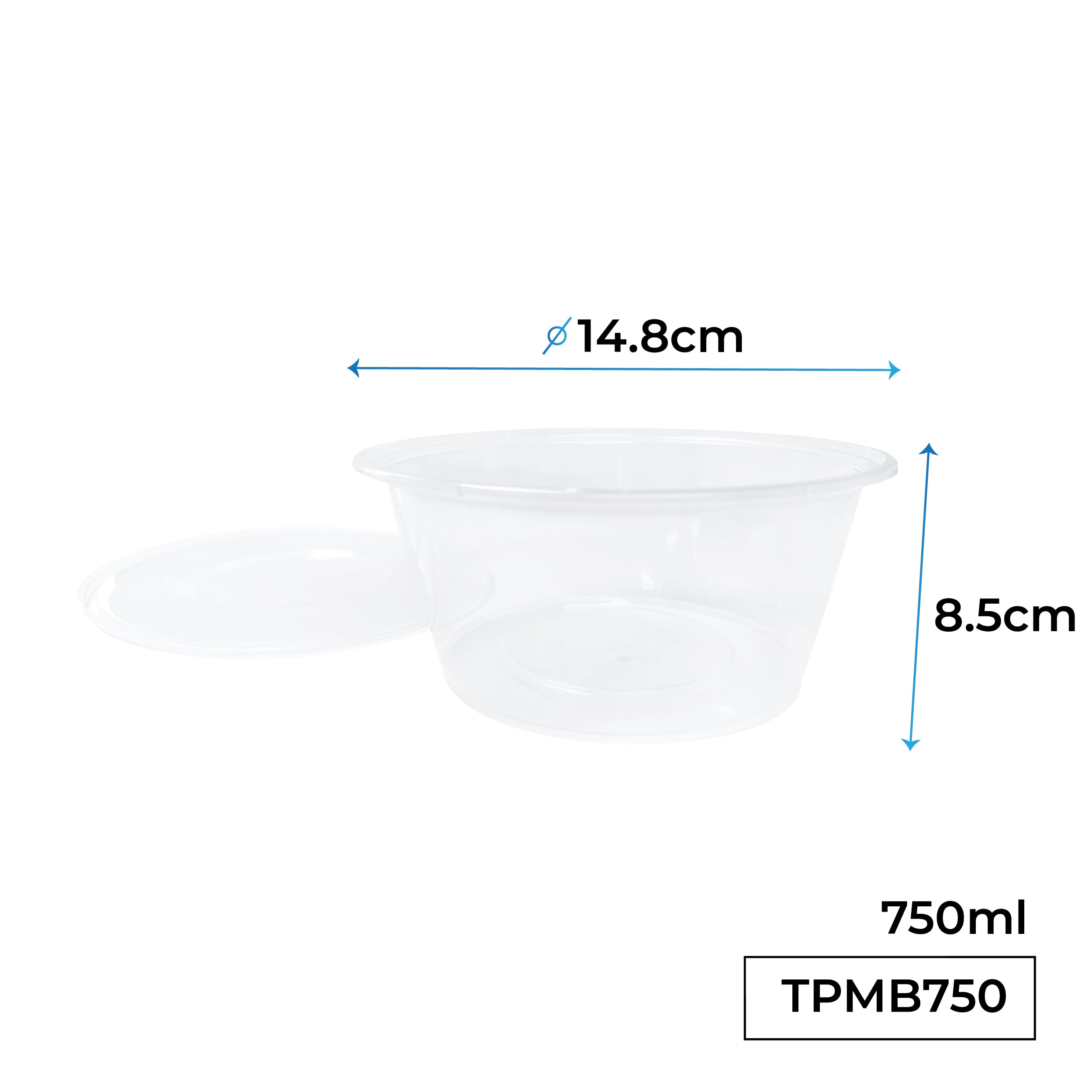 Transparent Plastic Meal Box With Lid 塑料透明餐盒帶蓋