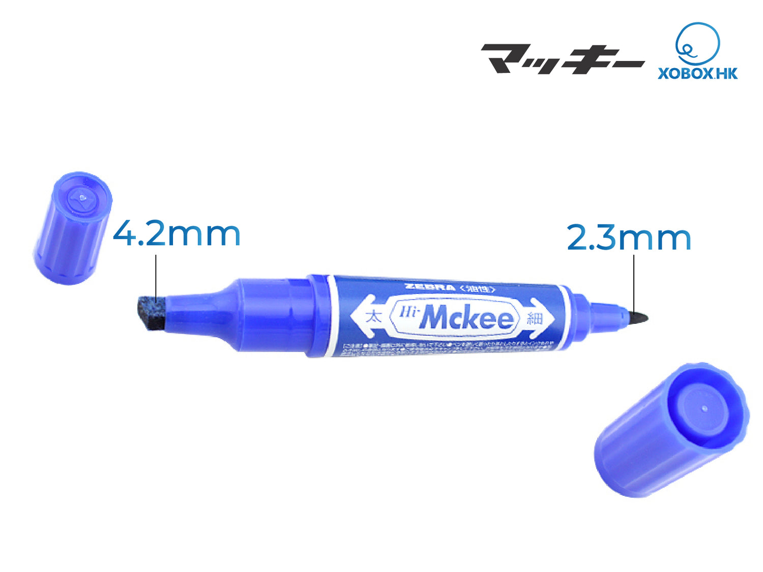 Zebra Mckee MO150 Marker 斑馬牌大嘜奇油性筆套裝 [方咀12支裝]